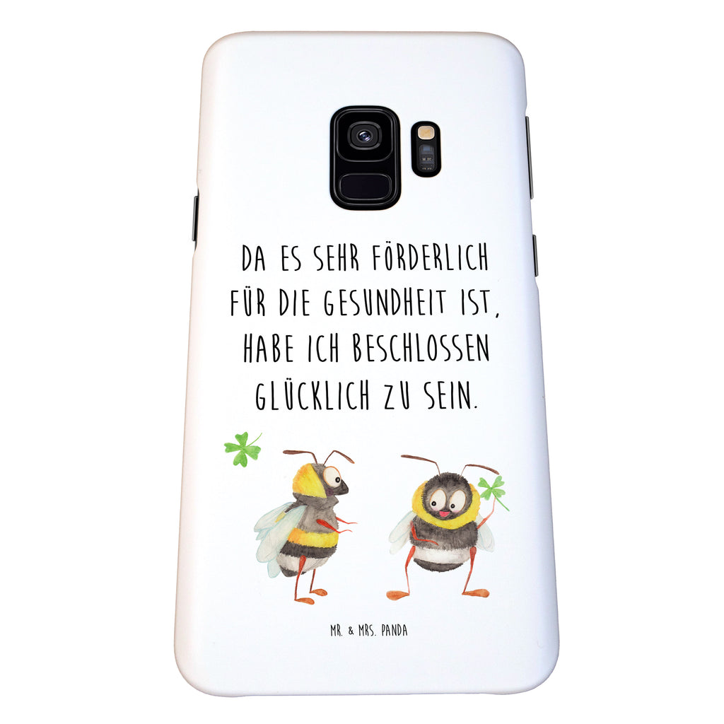 Samsung Galaxy S9 Handyhülle Hummeln mit Kleeblatt Samsung Galaxy S9, Handyhülle, Smartphone Hülle, Handy Case, Handycover, Hülle, süße Tiermotive, gute Laune, lustige Sprüche, Tiere, Hummel, Biene, Spruch positiv, Biene Deko, Spruch schön, glücklich sein, glücklich werden, Spruch fröhlich
