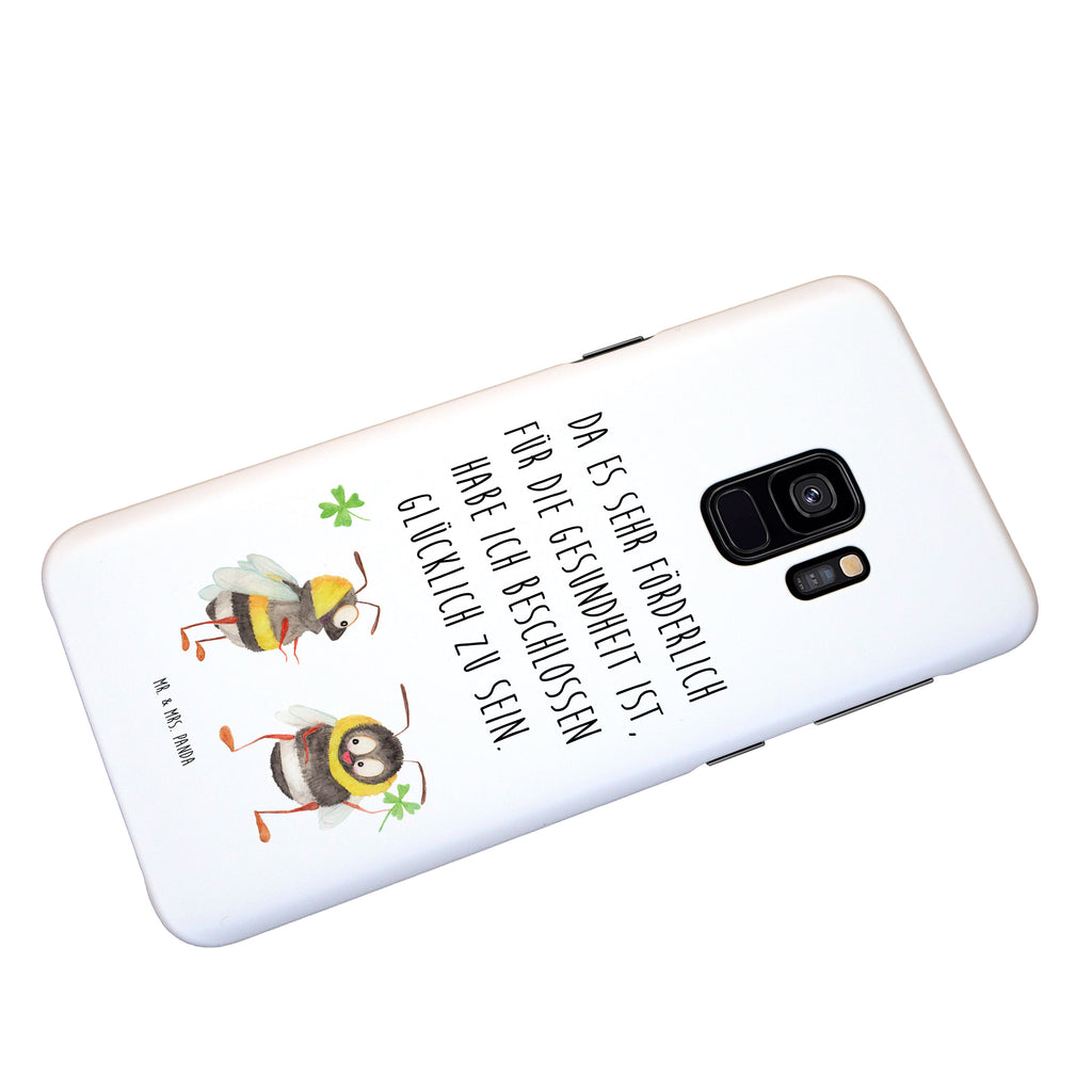 Samsung Galaxy S9 Handyhülle Hummeln mit Kleeblatt Samsung Galaxy S9, Handyhülle, Smartphone Hülle, Handy Case, Handycover, Hülle, süße Tiermotive, gute Laune, lustige Sprüche, Tiere, Hummel, Biene, Spruch positiv, Biene Deko, Spruch schön, glücklich sein, glücklich werden, Spruch fröhlich