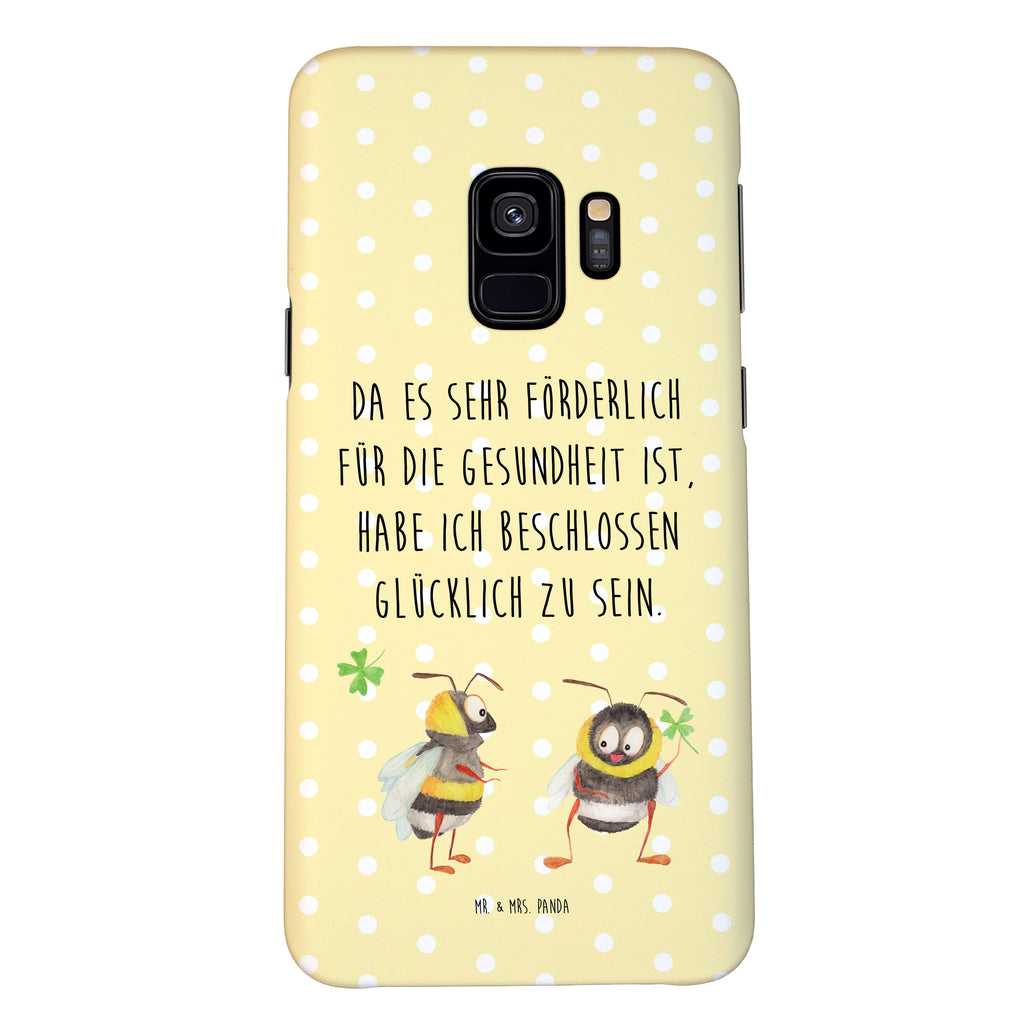 Samsung Galaxy S9 Handyhülle Hummeln mit Kleeblatt Samsung Galaxy S9, Handyhülle, Smartphone Hülle, Handy Case, Handycover, Hülle, süße Tiermotive, gute Laune, lustige Sprüche, Tiere, Hummel, Biene, Spruch positiv, Biene Deko, Spruch schön, glücklich sein, glücklich werden, Spruch fröhlich