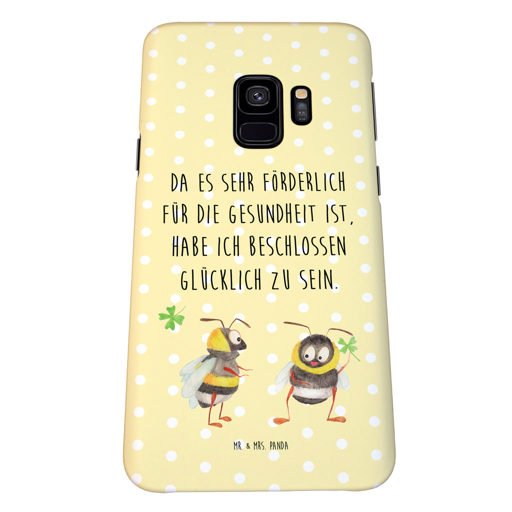 Samsung Galaxy S9 Handyhülle Hummeln mit Kleeblatt Samsung Galaxy S9, Handyhülle, Smartphone Hülle, Handy Case, Handycover, Hülle, süße Tiermotive, gute Laune, lustige Sprüche, Tiere, Hummel, Biene, Spruch positiv, Biene Deko, Spruch schön, glücklich sein, glücklich werden, Spruch fröhlich