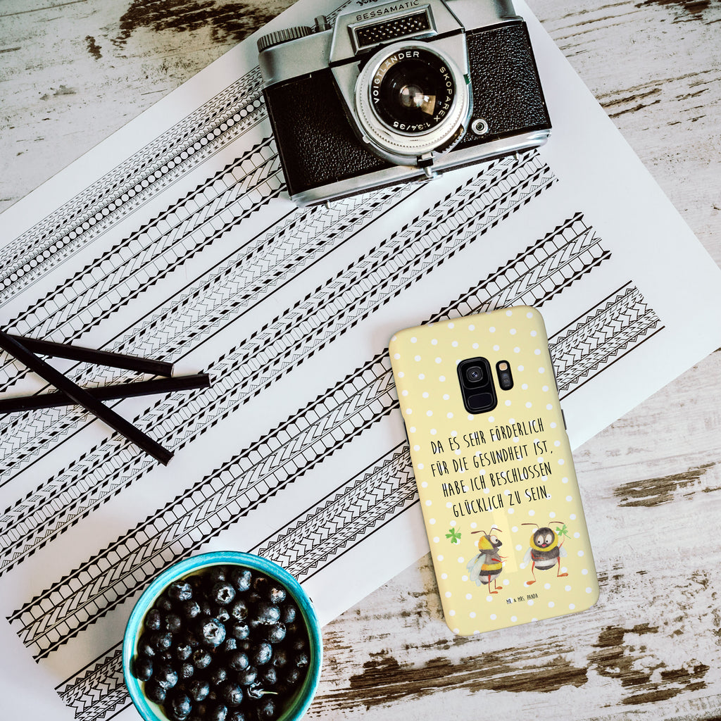 Samsung Galaxy S9 Handyhülle Hummeln mit Kleeblatt Samsung Galaxy S9, Handyhülle, Smartphone Hülle, Handy Case, Handycover, Hülle, süße Tiermotive, gute Laune, lustige Sprüche, Tiere, Hummel, Biene, Spruch positiv, Biene Deko, Spruch schön, glücklich sein, glücklich werden, Spruch fröhlich