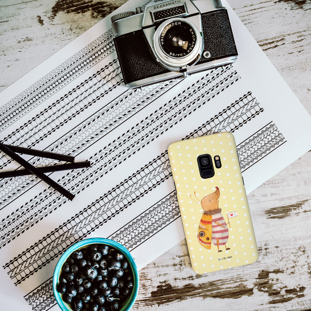Samsung Galaxy S9 Handyhülle Nachtfalter mit Fähnchen Samsung Galaxy S9, Handyhülle, Smartphone Hülle, Handy Case, Handycover, Hülle, süße Tiermotive, gute Laune, lustige Sprüche, Tiere, Nachtfalter, Käfer, Spruch lustig, Spruch witzig, süß, niedlich, Küche Deko, Was kostet die Welt