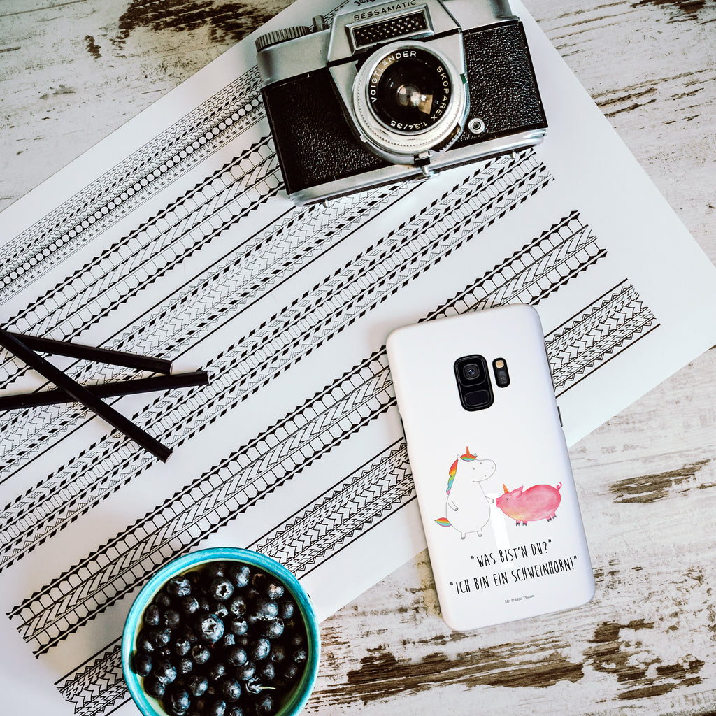 Samsung Galaxy S9 Handyhülle Einhorn + Schweinhorn Samsung Galaxy S9, Handyhülle, Smartphone Hülle, Handy Case, Handycover, Hülle, Einhorn, Einhörner, Einhorn Deko, Pegasus, Unicorn, Freundschaft, Schweinhorn, Schwein, Freundin, Schweinchen