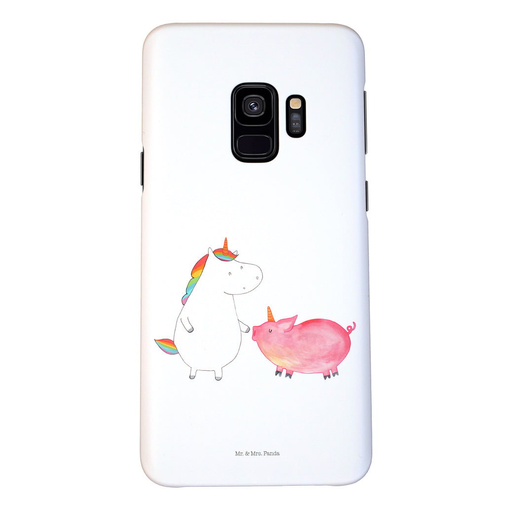 Samsung Galaxy S9 Handyhülle Einhorn + Schweinhorn Samsung Galaxy S9, Handyhülle, Smartphone Hülle, Handy Case, Handycover, Hülle, Einhorn, Einhörner, Einhorn Deko, Pegasus, Unicorn, Freundschaft, Schweinhorn, Schwein, Freundin, Schweinchen