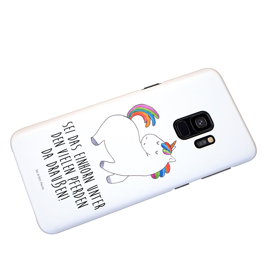 Samsung Galaxy S9 Handyhülle Einhorn stolzierend Samsung Galaxy S9, Handyhülle, Smartphone Hülle, Handy Case, Handycover, Hülle, Einhorn, Einhörner, Einhorn Deko, Pegasus, Unicorn, stolz, anders, bunt, Pferd, Reiter, Reiten, Freundin, Geschenk