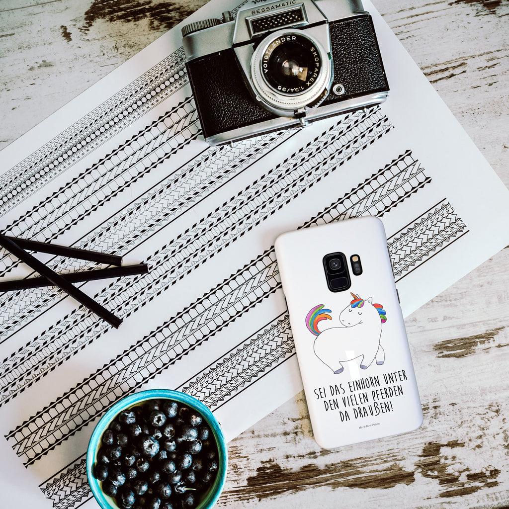 Samsung Galaxy S9 Handyhülle Einhorn stolzierend Samsung Galaxy S9, Handyhülle, Smartphone Hülle, Handy Case, Handycover, Hülle, Einhorn, Einhörner, Einhorn Deko, Pegasus, Unicorn, stolz, anders, bunt, Pferd, Reiter, Reiten, Freundin, Geschenk