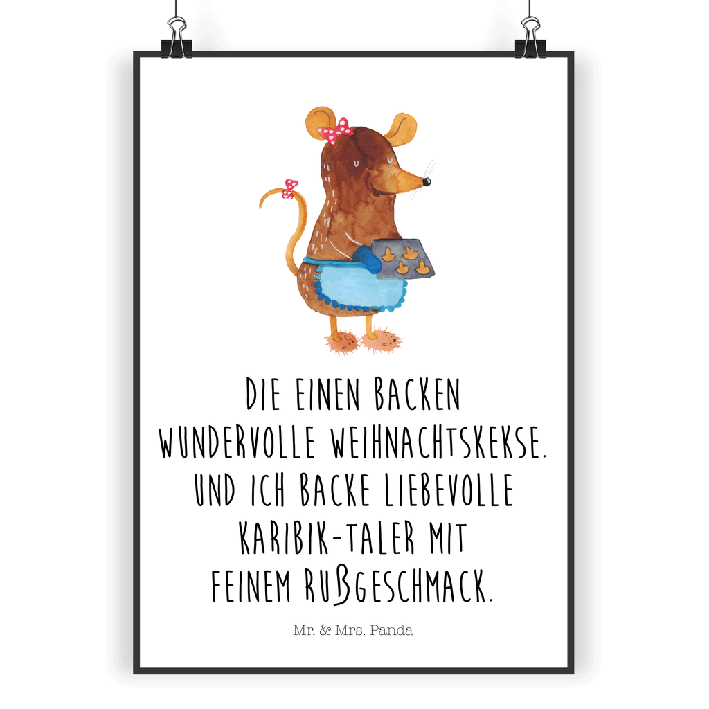 Poster Maus Kekse Poster, Wandposter, Bild, Wanddeko, Küchenposter, Kinderposter, Wanddeko Bild, Raumdekoration, Wanddekoration, Handgemaltes Poster, Mr. & Mrs. Panda Poster, Designposter, Kunstdruck, Posterdruck, Winter, Weihnachten, Weihnachtsdeko, Nikolaus, Advent, Heiligabend, Wintermotiv, Maus, Kekse, backen, Weihnachtskekse, Plätzchen, Weihnachtsbäckerei, Chaosqueen