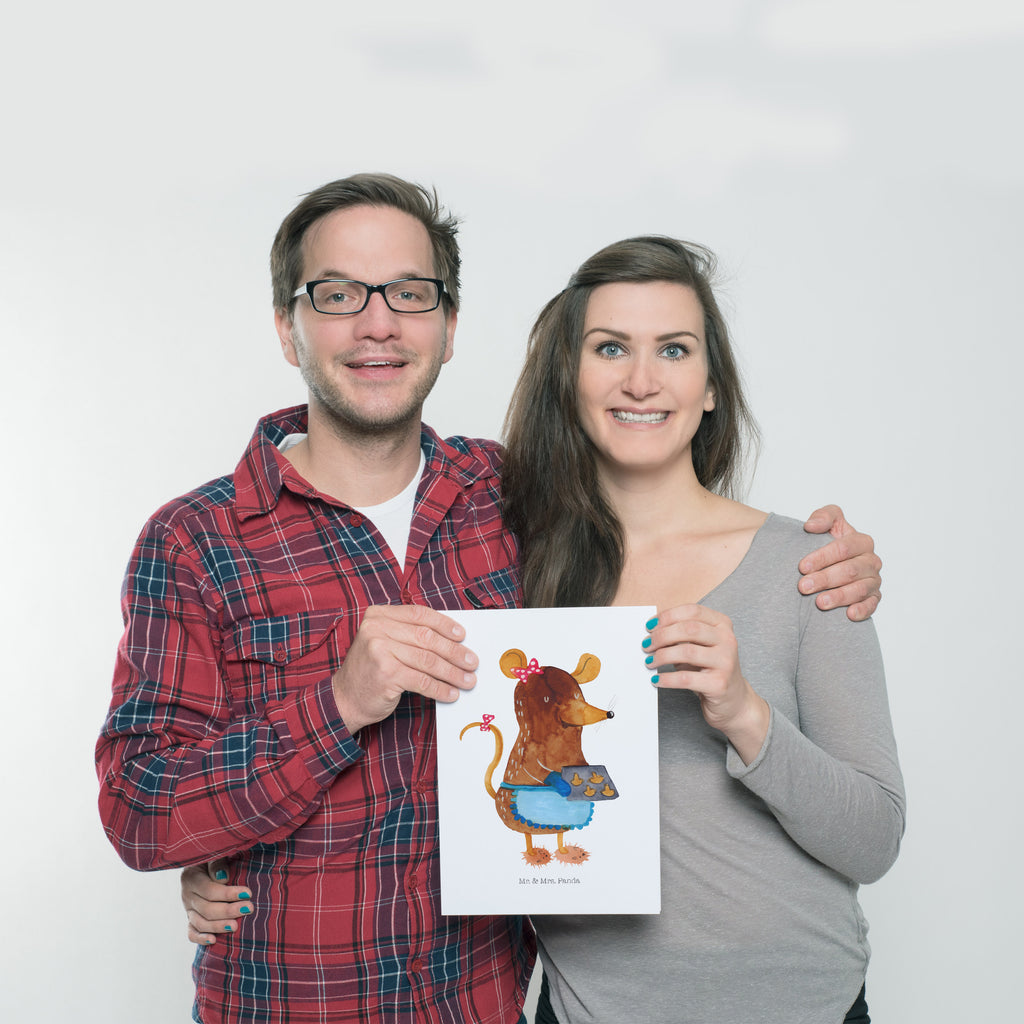 Poster Maus Kekse Poster, Wandposter, Bild, Wanddeko, Küchenposter, Kinderposter, Wanddeko Bild, Raumdekoration, Wanddekoration, Handgemaltes Poster, Mr. & Mrs. Panda Poster, Designposter, Kunstdruck, Posterdruck, Winter, Weihnachten, Weihnachtsdeko, Nikolaus, Advent, Heiligabend, Wintermotiv, Maus, Kekse, backen, Weihnachtskekse, Plätzchen, Weihnachtsbäckerei, Chaosqueen