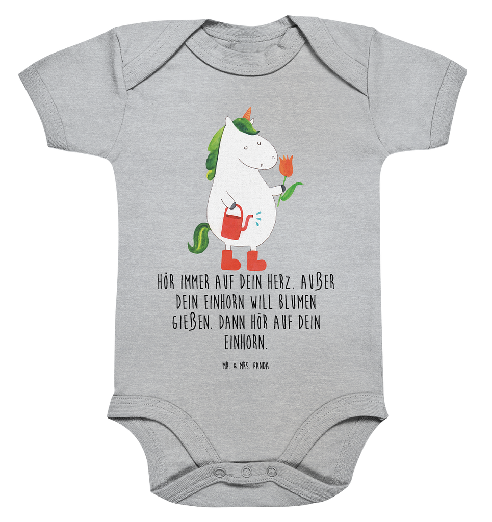 Organic Baby Body Einhorn Gärtner Babykleidung, Babystrampler, Strampler, Wickelbody, Baby Erstausstattung, Junge, Mädchen, Einhorn, Einhörner, Einhorn Deko, Pegasus, Unicorn, Luftballon, Gießkanne, Giesskanne, Lebenslust, Freude, Blume, Freundin, Garten, Stiefel