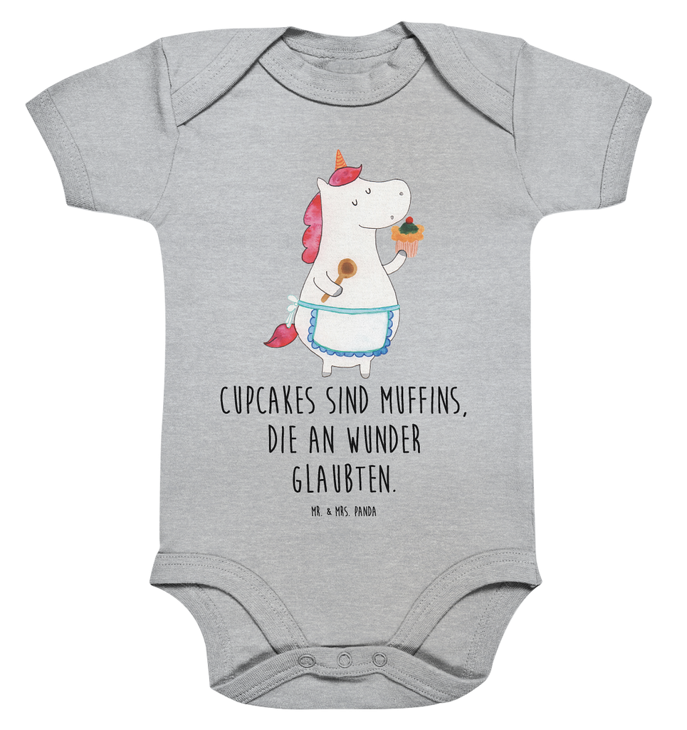 Organic Baby Body Einhorn Küchenfee Babykleidung, Babystrampler, Strampler, Wickelbody, Baby Erstausstattung, Junge, Mädchen, Einhorn, Einhörner, Einhorn Deko, Pegasus, Unicorn, backen, Muffin, Motivation, Träumer, träumen, Bäckerin, Hobbykoch, Koch, Torte, Kuchen