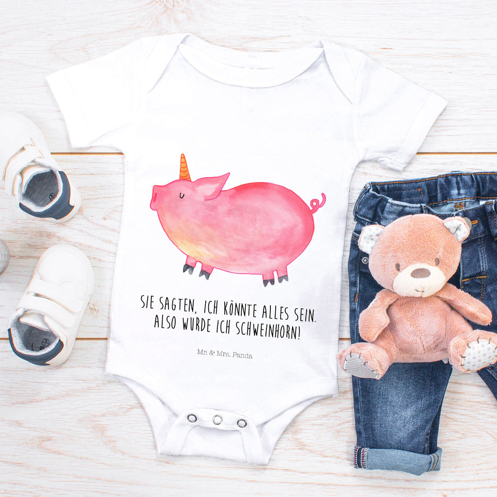 Organic Baby Body Einhorn Schweinhorn Babykleidung, Babystrampler, Strampler, Wickelbody, Baby Erstausstattung, Junge, Mädchen, Einhorn, Einhörner, Einhorn Deko, Pegasus, Unicorn, Party, Spaß, Schwein, Schweinhorn, Bauer, witzig. lustig, Spruch, geschenk, Pig, Piggy, funny, english, englisch