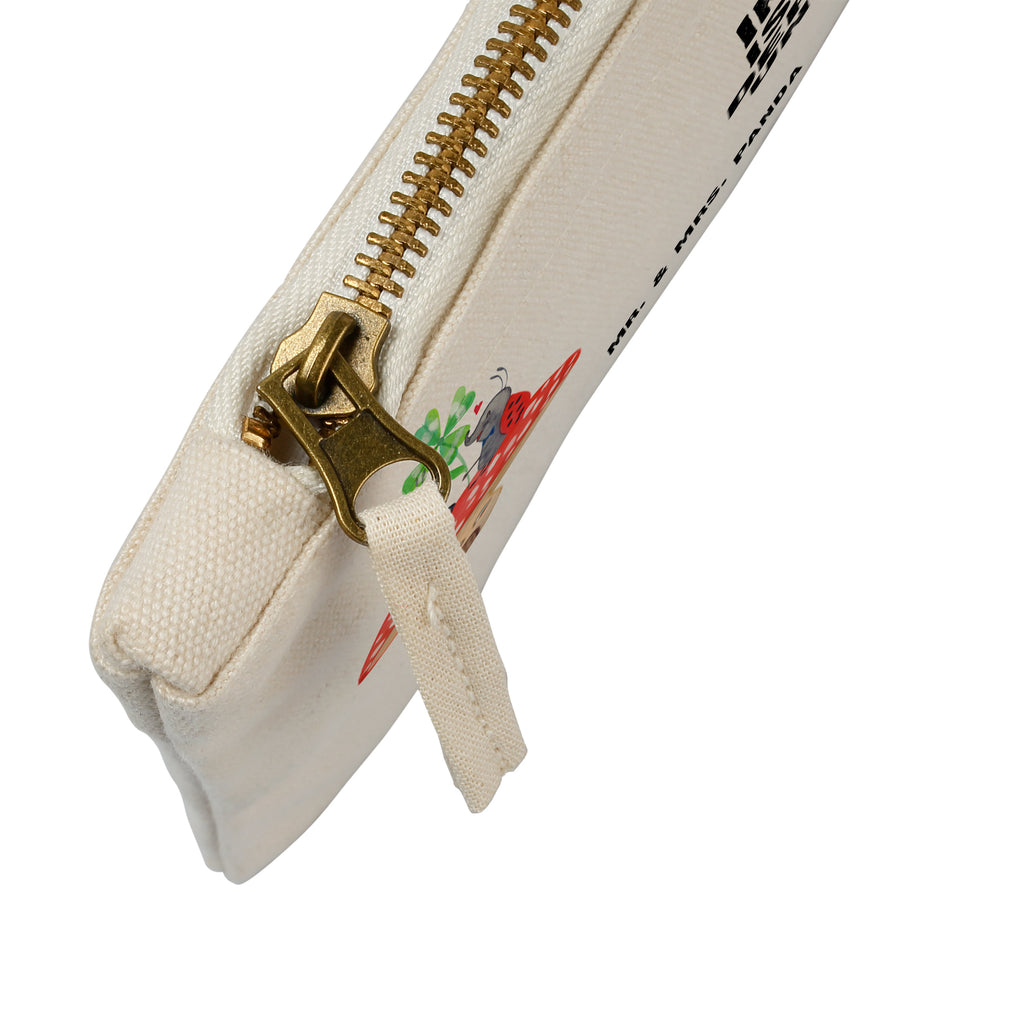 Schminktasche Marienkäfer Paar Fliegenpilz Schminktasche, Kosmetiktasche, Kosmetikbeutel, Stiftemäppchen, Etui, Federmappe, Makeup, XXL, Schminketui, Kosmetiketui, Schlamperetui, Tiermotive, Gute Laune, lustige Sprüche, Tiere, Haus, Wohnung, zuhause, Fliegenpilz, Marienkäfer, Fleigenpilzhaus