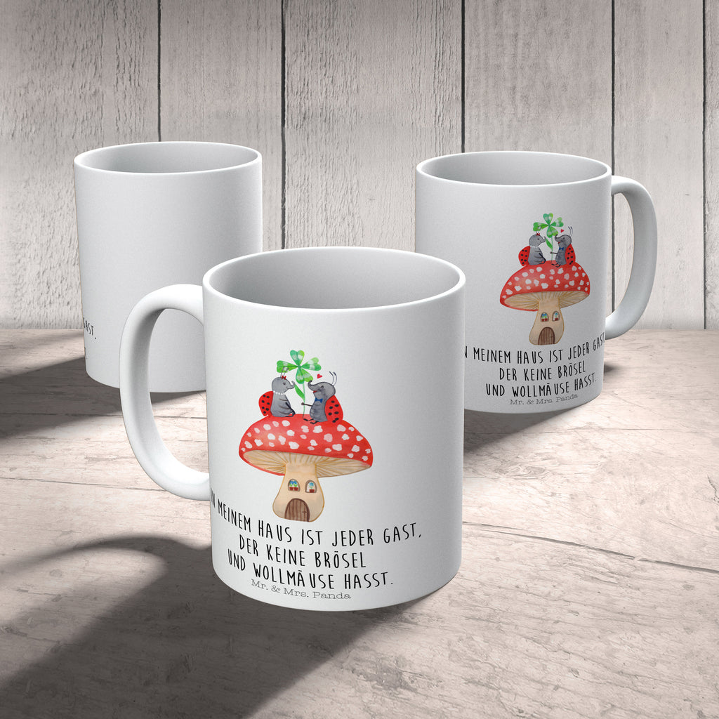 Kindertasse Marienkäfer Paar Fliegenpilz Kunststoff Tasse, Kindergarten, Tasse, Trinkbecher, Camping Becher, Kaffeetasse, Kunststoffbecher, Kindergartenbecher, Outdoorgeschirr, Kunststoffgeschirr, Reisebecher, Reisetasse, Kinderbecher, Tiermotive, Gute Laune, lustige Sprüche, Tiere, Haus, Wohnung, zuhause, Fliegenpilz, Marienkäfer, Fleigenpilzhaus