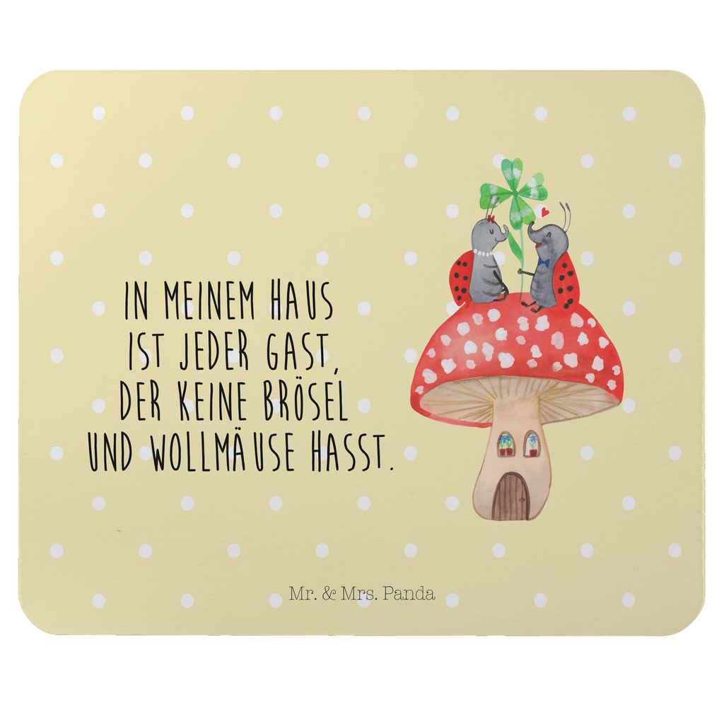Mauspad Marienkäfer Paar Fliegenpilz Mousepad, Computer zubehör, Büroausstattung, PC Zubehör, Arbeitszimmer, Mauspad, Einzigartiges Mauspad, Designer Mauspad, Tiermotive, Gute Laune, lustige Sprüche, Tiere, Haus, Wohnung, zuhause, Fliegenpilz, Marienkäfer, Fleigenpilzhaus