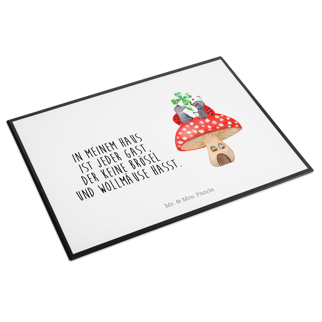 Schreibtischunterlage Marienkäfer Paar Fliegenpilz Schreibunterlage, Schreibtischauflage, Bürobedarf, Büroartikel, Schreibwaren, Schreibtisch Unterlagen, Schreibtischunterlage Groß, Tiermotive, Gute Laune, lustige Sprüche, Tiere, Haus, Wohnung, zuhause, Fliegenpilz, Marienkäfer, Fleigenpilzhaus