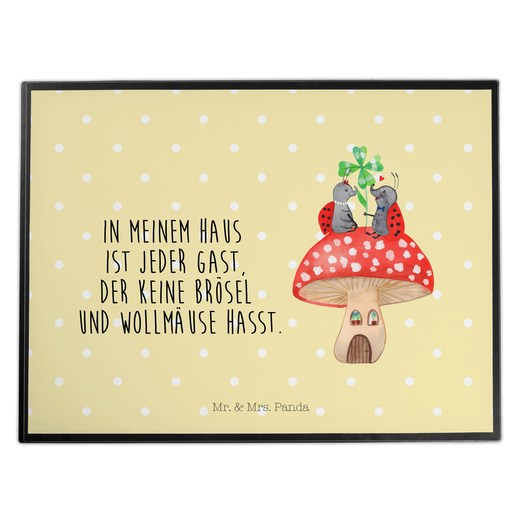 Schreibtischunterlage Marienkäfer Paar Fliegenpilz Schreibunterlage, Schreibtischauflage, Bürobedarf, Büroartikel, Schreibwaren, Schreibtisch Unterlagen, Schreibtischunterlage Groß, Tiermotive, Gute Laune, lustige Sprüche, Tiere, Haus, Wohnung, zuhause, Fliegenpilz, Marienkäfer, Fleigenpilzhaus