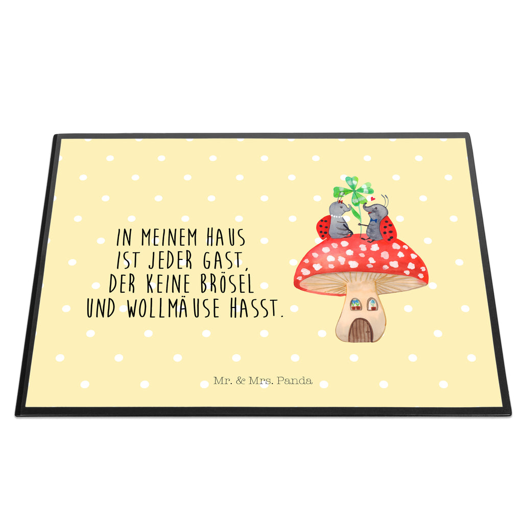Schreibtischunterlage Marienkäfer Paar Fliegenpilz Schreibunterlage, Schreibtischauflage, Bürobedarf, Büroartikel, Schreibwaren, Schreibtisch Unterlagen, Schreibtischunterlage Groß, Tiermotive, Gute Laune, lustige Sprüche, Tiere, Haus, Wohnung, zuhause, Fliegenpilz, Marienkäfer, Fleigenpilzhaus