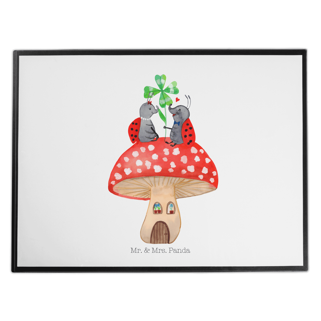 Schreibtischunterlage Marienkäfer Paar Fliegenpilz Schreibunterlage, Schreibtischauflage, Bürobedarf, Büroartikel, Schreibwaren, Schreibtisch Unterlagen, Schreibtischunterlage Groß, Tiermotive, Gute Laune, lustige Sprüche, Tiere, Haus, Wohnung, zuhause, Fliegenpilz, Marienkäfer, Fleigenpilzhaus