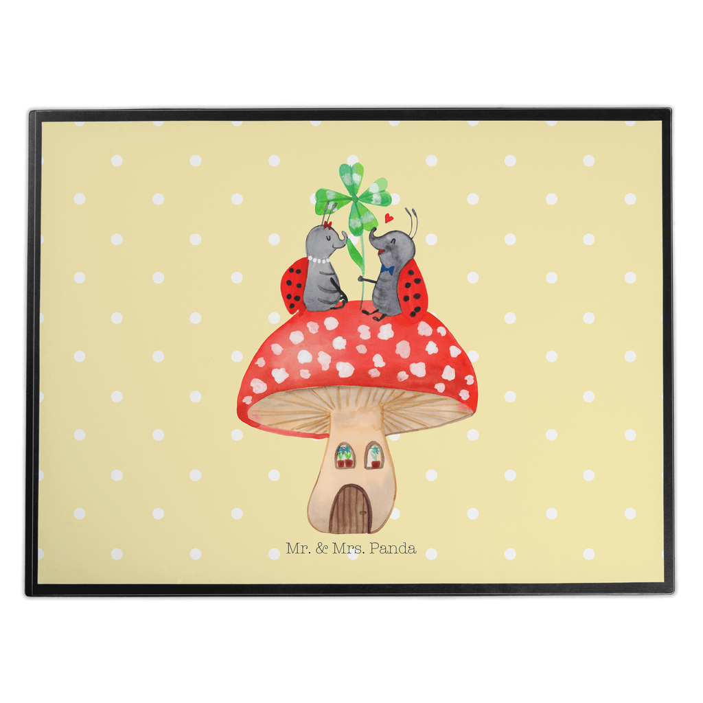 Schreibtischunterlage Marienkäfer Paar Fliegenpilz Schreibunterlage, Schreibtischauflage, Bürobedarf, Büroartikel, Schreibwaren, Schreibtisch Unterlagen, Schreibtischunterlage Groß, Tiermotive, Gute Laune, lustige Sprüche, Tiere, Haus, Wohnung, zuhause, Fliegenpilz, Marienkäfer, Fleigenpilzhaus