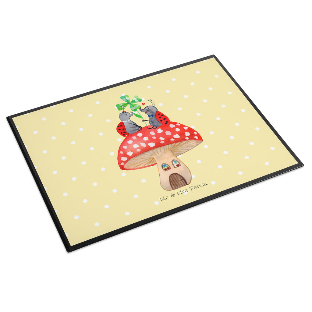 Schreibtischunterlage Marienkäfer Paar Fliegenpilz Schreibunterlage, Schreibtischauflage, Bürobedarf, Büroartikel, Schreibwaren, Schreibtisch Unterlagen, Schreibtischunterlage Groß, Tiermotive, Gute Laune, lustige Sprüche, Tiere, Haus, Wohnung, zuhause, Fliegenpilz, Marienkäfer, Fleigenpilzhaus