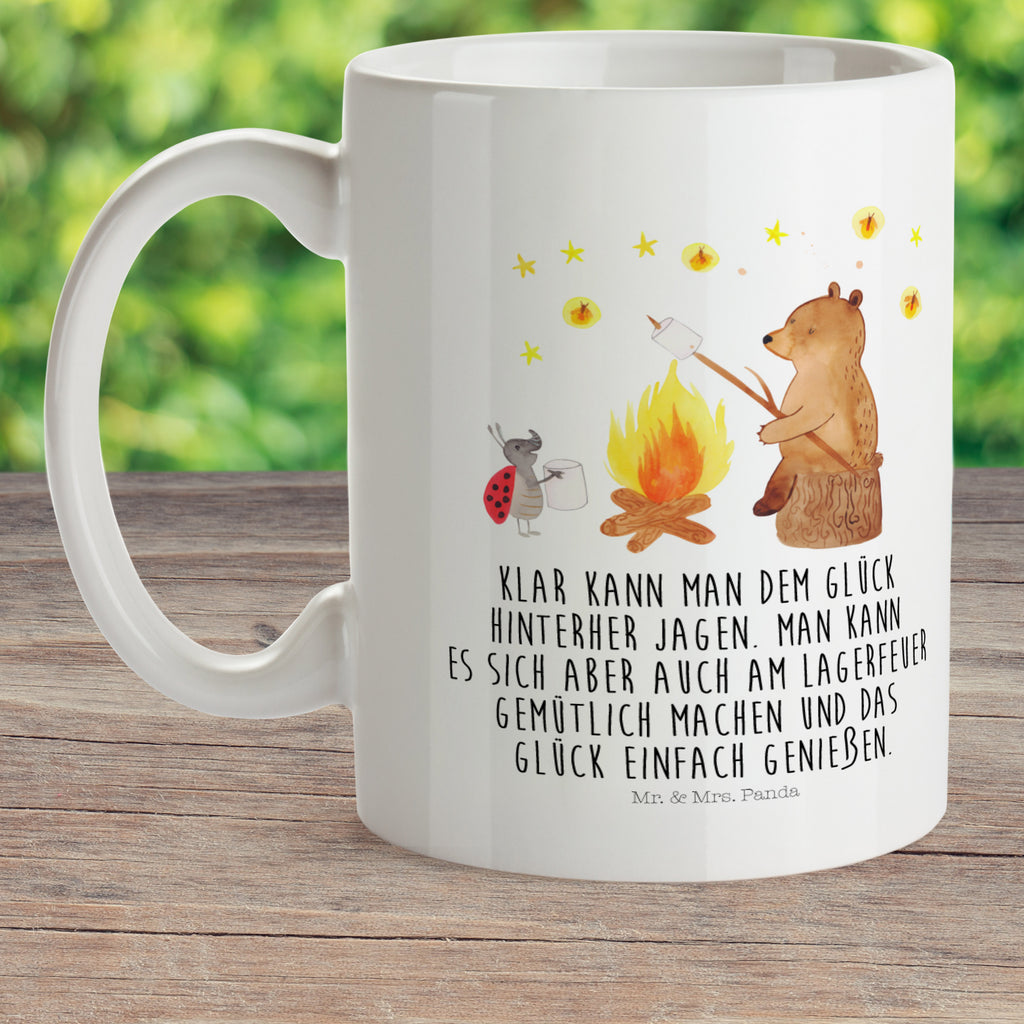 Kindertasse Bär & Marienkäfer Lagerfeuer Kunststoff Tasse, Kindergarten, Tasse, Trinkbecher, Camping Becher, Kaffeetasse, Kunststoffbecher, Kindergartenbecher, Outdoorgeschirr, Kunststoffgeschirr, Reisebecher, Reisetasse, Kinderbecher, Bär, Teddy, Teddybär, Lagerfeuer