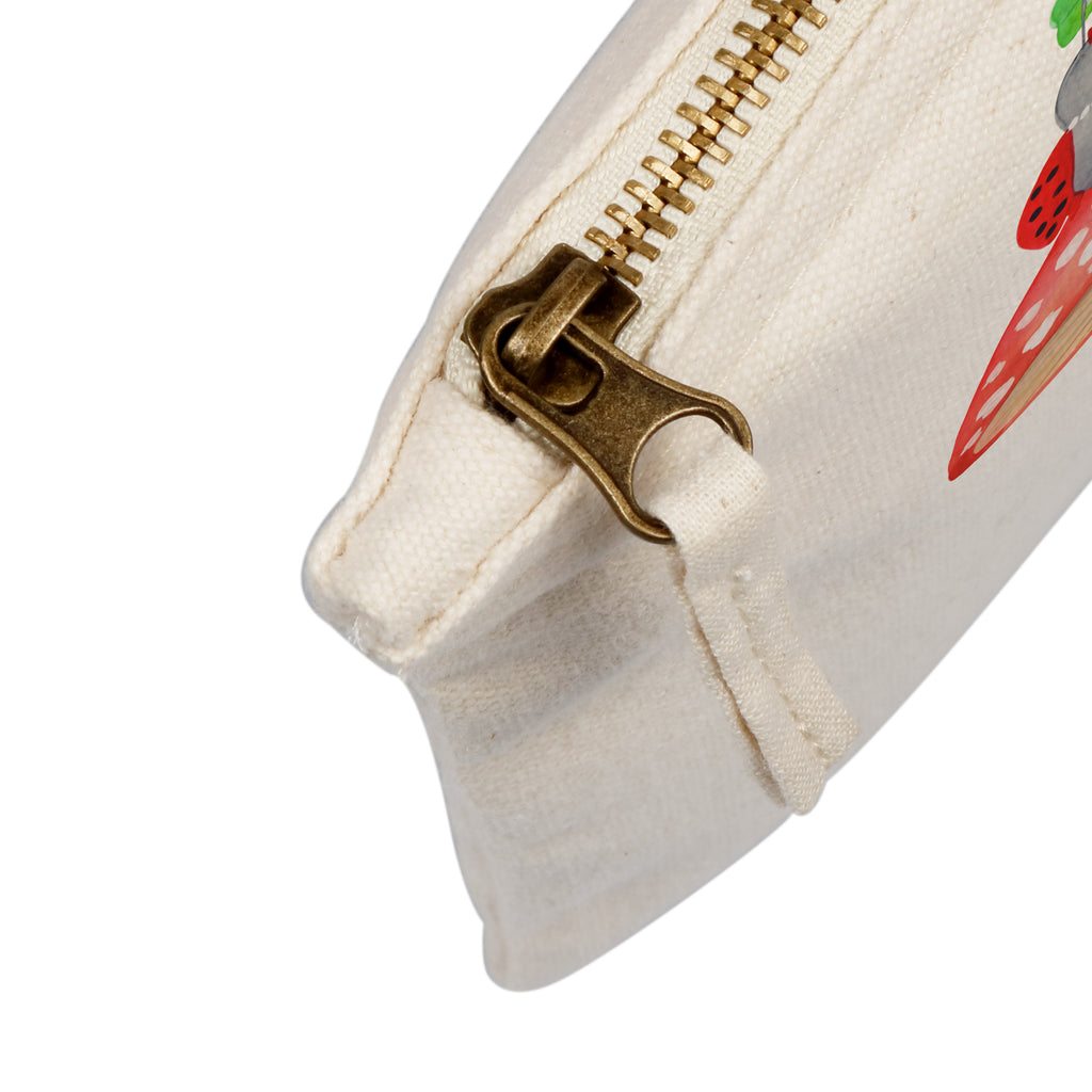 Schminktasche Marienkäfer Paar Fliegenpilz Schminktasche, Kosmetiktasche, Kosmetikbeutel, Stiftemäppchen, Etui, Federmappe, Makeup, XXL, Schminketui, Kosmetiketui, Schlamperetui, Tiermotive, Gute Laune, lustige Sprüche, Tiere, Haus, Wohnung, zuhause, Fliegenpilz, Marienkäfer, Fleigenpilzhaus