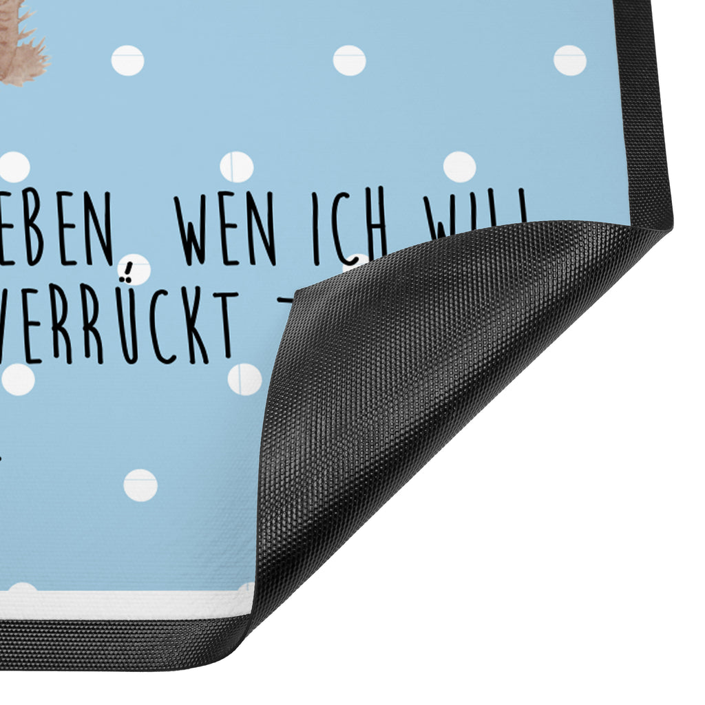 Fußmatte Bär mit Marienkäfer Bär, Marienkäfer, Liebe, Freiheit, Motivation, Das Leben ist schön Türvorleger, Schmutzmatte, Fußabtreter, Matte, Schmutzfänger, Fußabstreifer, Schmutzfangmatte, Türmatte, Motivfußmatte,  Haustürmatte, Vorleger  Bär, Teddy, Teddybär