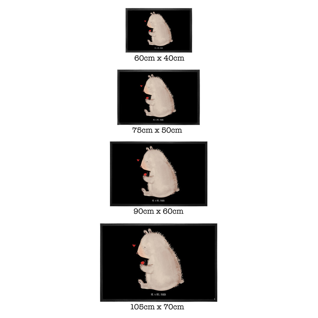 Fußmatte Bär mit Marienkäfer Bär, Marienkäfer, Liebe, Freiheit, Motivation, Das Leben ist schön Türvorleger, Schmutzmatte, Fußabtreter, Matte, Schmutzfänger, Fußabstreifer, Schmutzfangmatte, Türmatte, Motivfußmatte,  Haustürmatte, Vorleger  Bär, Teddy, Teddybär