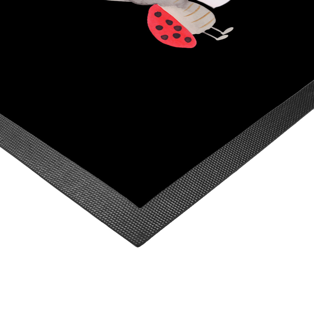 Fußmatte Bär & Marienkäfer Lagerfeuer Lagerfeuer, Bär,  Türvorleger, Schmutzmatte, Fußabtreter, Matte, Schmutzfänger, Fußabstreifer, Schmutzfangmatte, Türmatte, Motivfußmatte,  Haustürmatte, Vorleger  Bär, Teddy, Teddybär