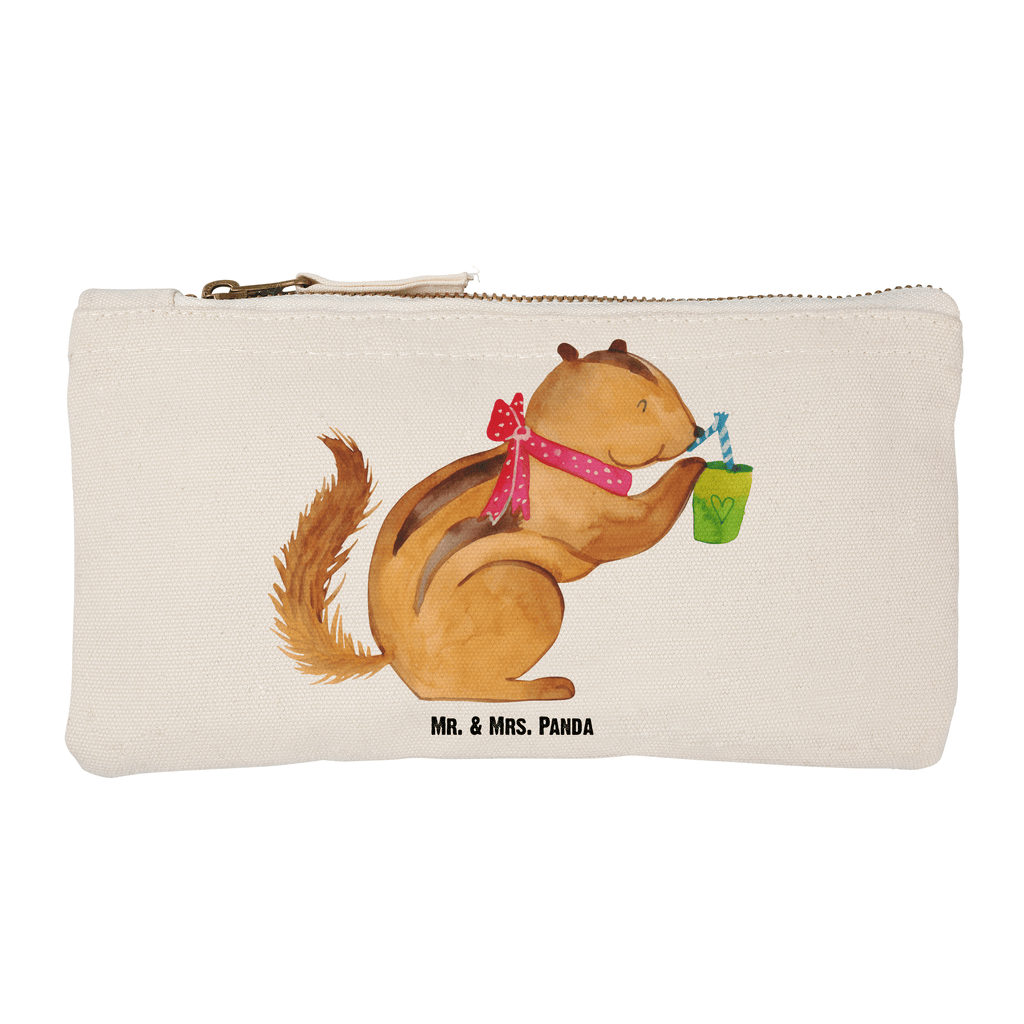 Schminktasche Eichhörnchen Smoothie Schminktasche, Kosmetiktasche, Kosmetikbeutel, Stiftemäppchen, Etui, Federmappe, Makeup, XXL, Schminketui, Kosmetiketui, Schlamperetui, Tiermotive, Gute Laune, lustige Sprüche, Tiere, Green Smoothies, Diät, Abnehmen, Streifenhörnchen, Eichhörnchen