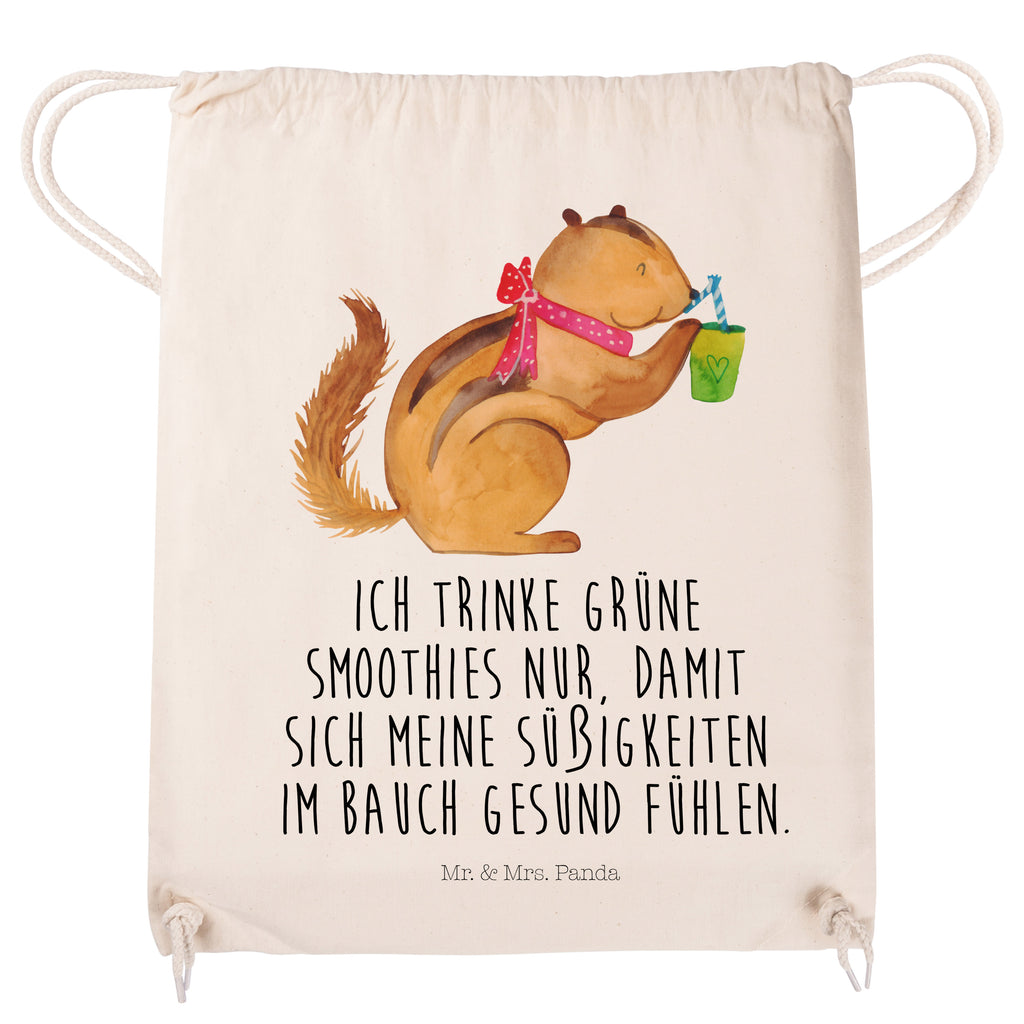 Sportbeutel Eichhörnchen Smoothie Turnbeutel, Beutel, Sporttasche, Tasche, Stoffbeutel, Tiermotive, Gute Laune, lustige Sprüche, Tiere, Green Smoothies, Diät, Abnehmen, Streifenhörnchen, Eichhörnchen