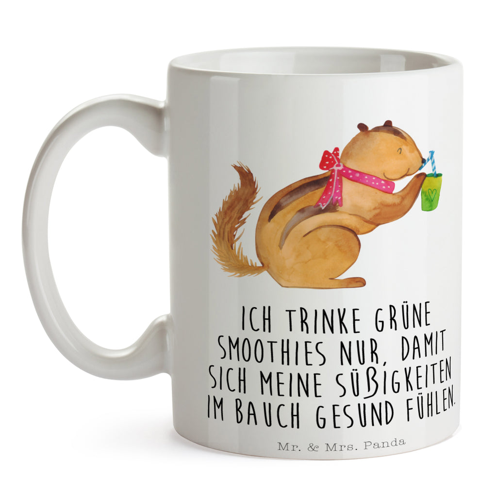 Tasse Eichhörnchen Smoothie Green Smoothies, Diät, Abnehmen, Streifenhörnchen, Eichhörnchen,  Becher, Kaffeetasse, Kaffeebecher, Tee, Frühstück, Büro  süße Tiermotive, gute Laune, lustige Sprüche, Tiere