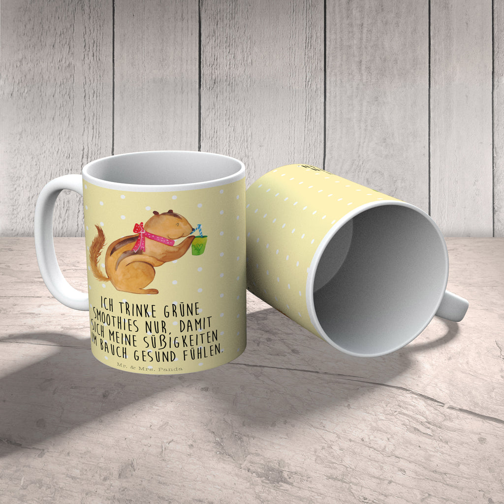 Tasse Eichhörnchen Smoothie Green Smoothies, Diät, Abnehmen, Streifenhörnchen, Eichhörnchen,  Becher, Kaffeetasse, Kaffeebecher, Tee, Frühstück, Büro  süße Tiermotive, gute Laune, lustige Sprüche, Tiere