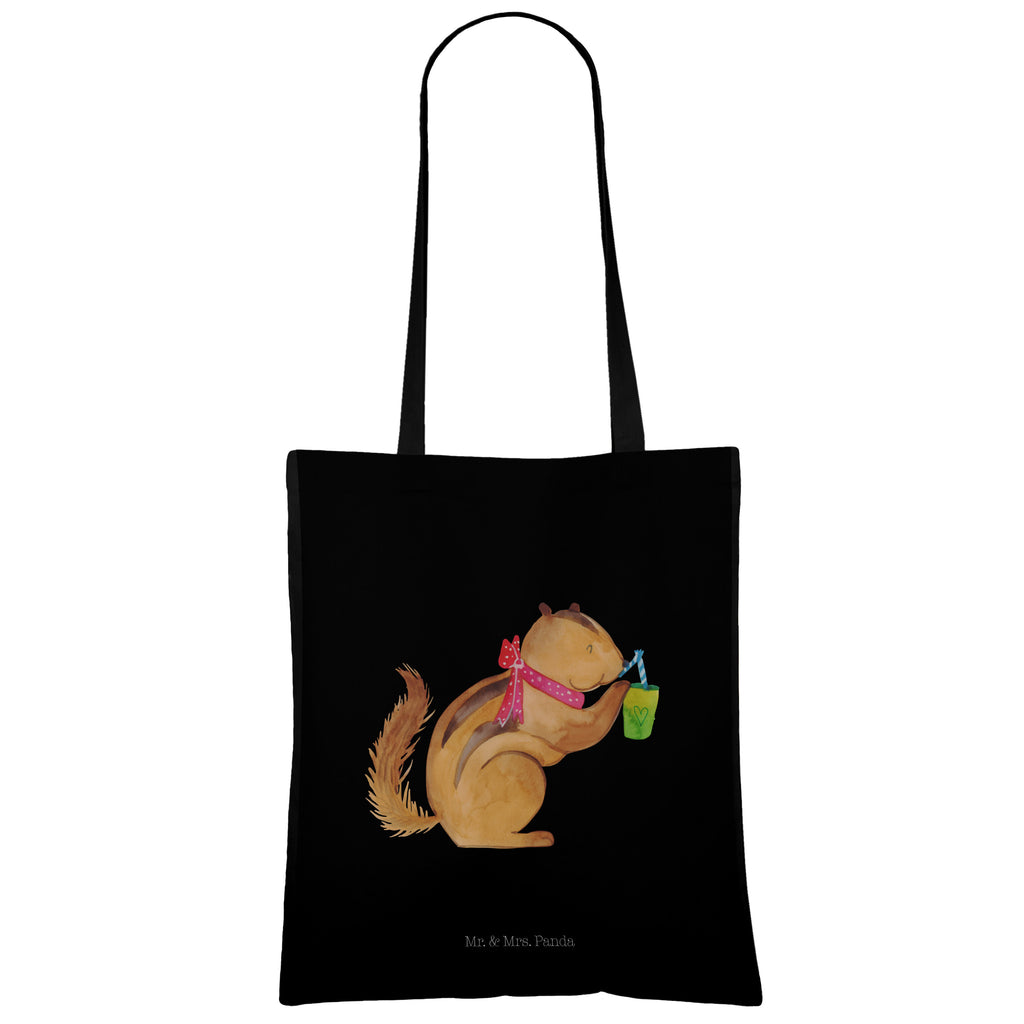 Tragetasche Eichhörnchen Smoothie Beuteltasche, Beutel, Einkaufstasche, Jutebeutel, Stoffbeutel, Tiermotive, Gute Laune, lustige Sprüche, Tiere, Green Smoothies, Diät, Abnehmen, Streifenhörnchen, Eichhörnchen