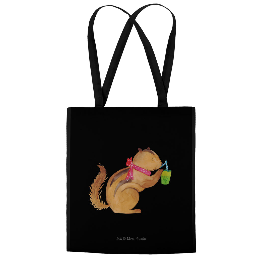 Tragetasche Eichhörnchen Smoothie Beuteltasche, Beutel, Einkaufstasche, Jutebeutel, Stoffbeutel, Tiermotive, Gute Laune, lustige Sprüche, Tiere, Green Smoothies, Diät, Abnehmen, Streifenhörnchen, Eichhörnchen