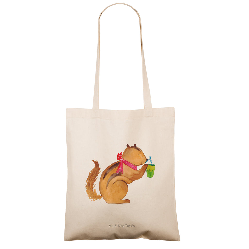 Tragetasche Eichhörnchen Smoothie Beuteltasche, Beutel, Einkaufstasche, Jutebeutel, Stoffbeutel, Tiermotive, Gute Laune, lustige Sprüche, Tiere, Green Smoothies, Diät, Abnehmen, Streifenhörnchen, Eichhörnchen