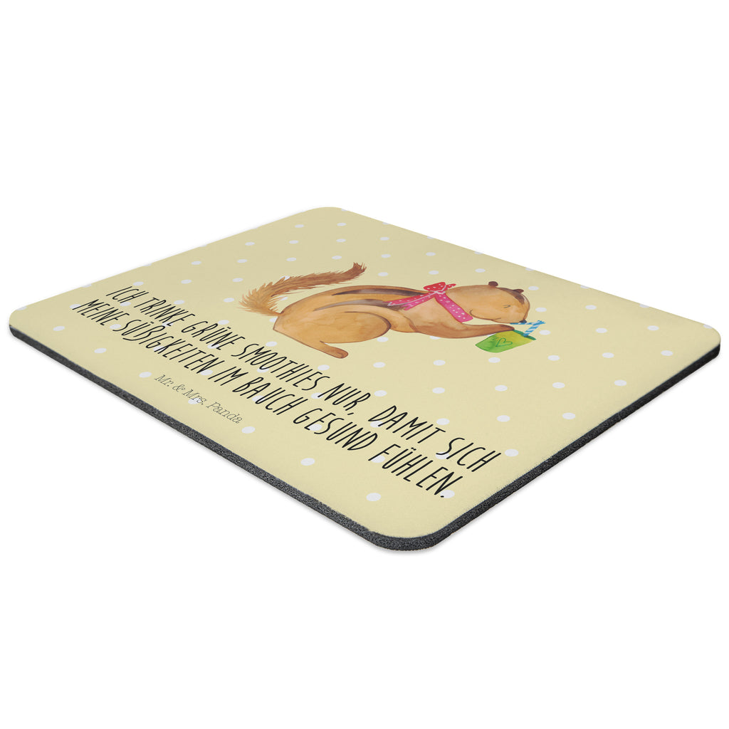 Mauspad Eichhörnchen Smoothie Mousepad, Computer zubehör, Büroausstattung, PC Zubehör, Arbeitszimmer, Mauspad, Einzigartiges Mauspad, Designer Mauspad, Tiermotive, Gute Laune, lustige Sprüche, Tiere, Green Smoothies, Diät, Abnehmen, Streifenhörnchen, Eichhörnchen