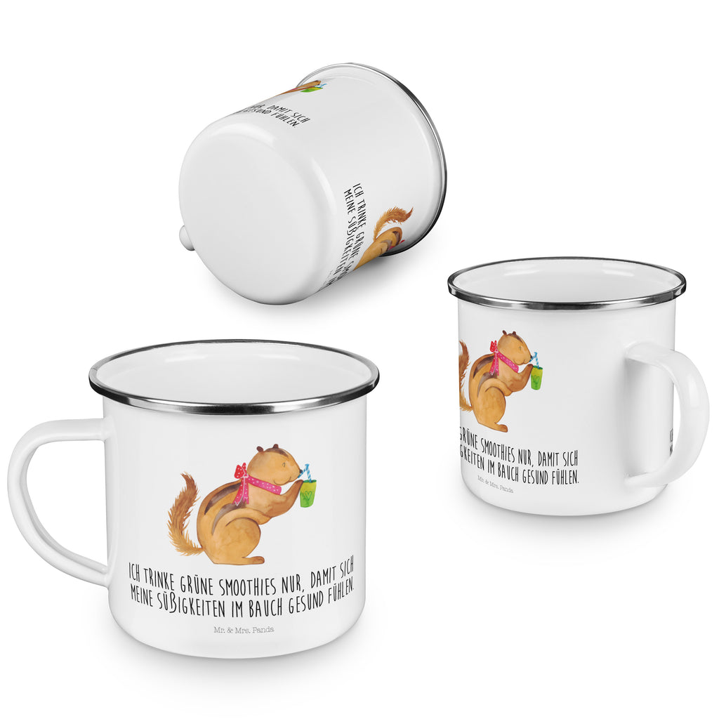 Camping Emaille Tasse Eichhörnchen Smoothie Campingtasse, Trinkbecher, Metalltasse, Outdoor Tasse, Emaille Trinkbecher, Blechtasse Outdoor, Emaille Campingbecher, Edelstahl Trinkbecher, Metalltasse für Camping, Kaffee Blechtasse, Camping Tasse Metall, Tiermotive, Gute Laune, lustige Sprüche, Tiere, Green Smoothies, Diät, Abnehmen, Streifenhörnchen, Eichhörnchen
