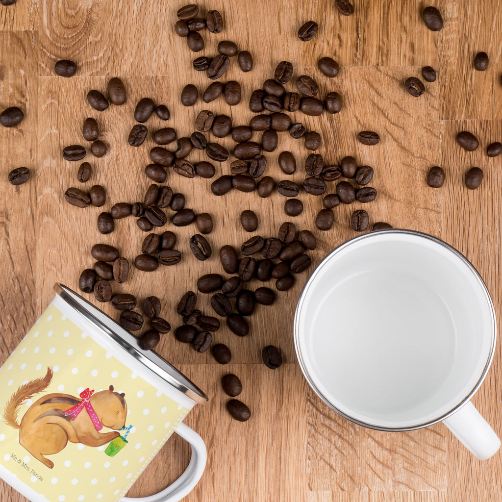 Camping Emaille Tasse Eichhörnchen Smoothie Campingtasse, Trinkbecher, Metalltasse, Outdoor Tasse, Emaille Trinkbecher, Blechtasse Outdoor, Emaille Campingbecher, Edelstahl Trinkbecher, Metalltasse für Camping, Kaffee Blechtasse, Camping Tasse Metall, Tiermotive, Gute Laune, lustige Sprüche, Tiere, Green Smoothies, Diät, Abnehmen, Streifenhörnchen, Eichhörnchen