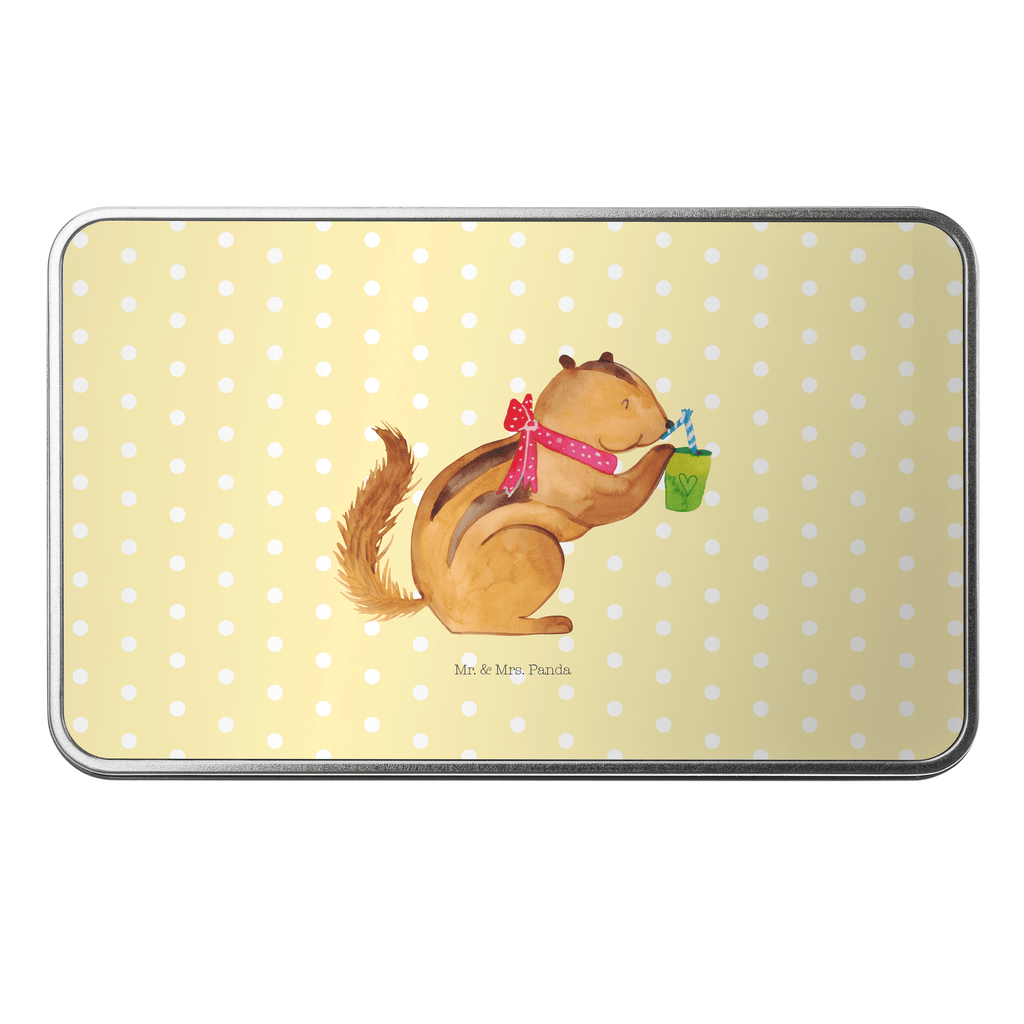 Metalldose rechteckig Eichhörnchen Smoothie Blechdose, Metalldose, Blechbox, Container, Keksdose, Vorratsdose, Vorratsbox, Döschen, Versperbox, Vesperdose, Aufbewahrungsdose, Aufbewahrungsbox, Aluminiumdose, Dose, Tiermotive, Gute Laune, lustige Sprüche, Tiere, Green Smoothies, Diät, Abnehmen, Streifenhörnchen, Eichhörnchen