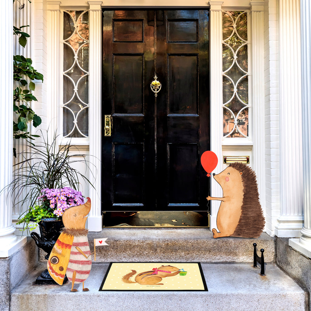 Fußmatte Eichhörnchen Smoothie Türvorleger, Schmutzmatte, Fußabtreter, Matte, Schmutzfänger, Fußabstreifer, Schmutzfangmatte, Türmatte, Motivfußmatte, Haustürmatte, Vorleger, Tiermotive, Gute Laune, lustige Sprüche, Tiere, Green Smoothies, Diät, Abnehmen, Streifenhörnchen, Eichhörnchen