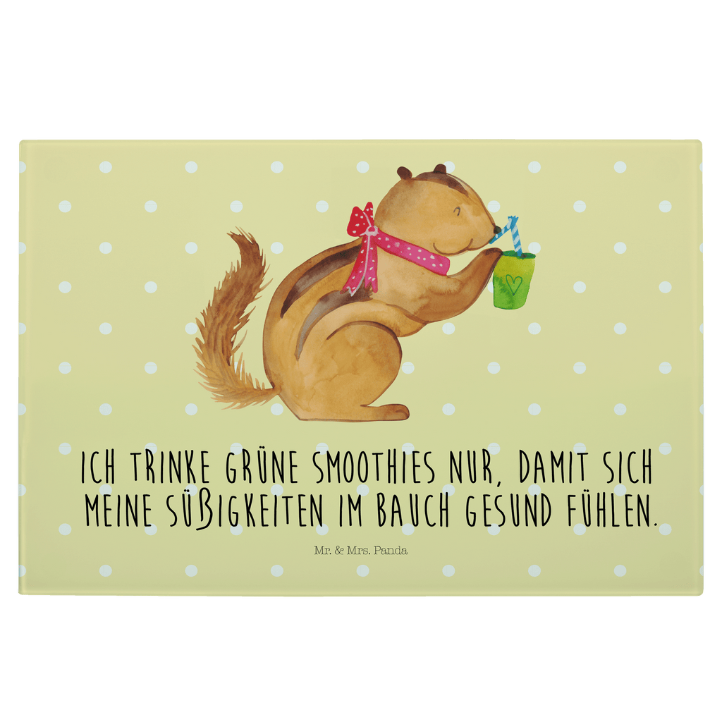 XL Glas Schneidbrett Eichhörnchen Smoothie Glasschneidebrett, Schneidebrett, Frühstücksbrett, Küche, Tiermotive, Gute Laune, lustige Sprüche, Tiere, Green Smoothies, Diät, Abnehmen, Streifenhörnchen, Eichhörnchen