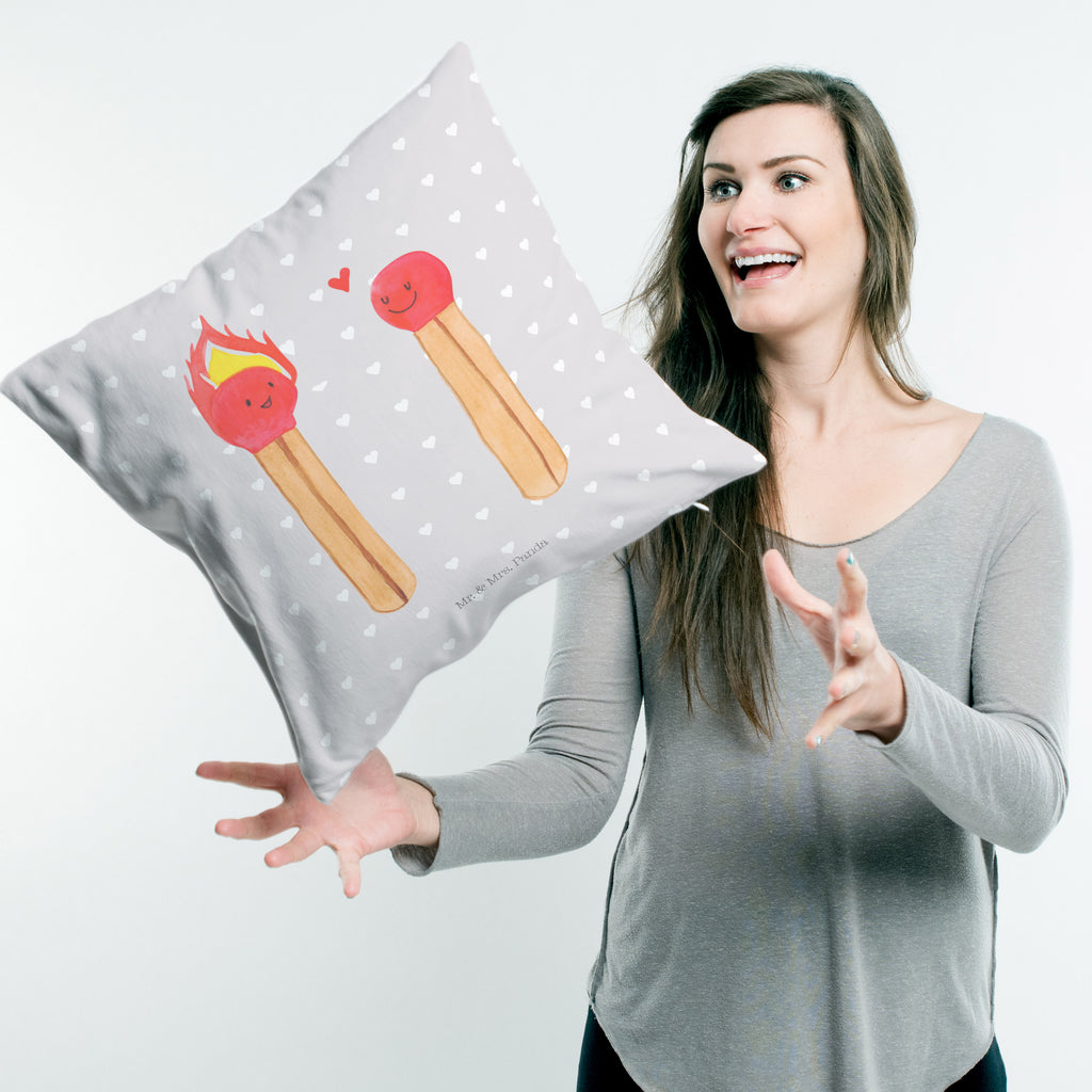 40x40 Kissen Streichhölzer Kissenhülle, Kopfkissen, Sofakissen, Dekokissen, Motivkissen, Liebe, Partner, Freund, Freundin, Ehemann, Ehefrau, Heiraten, Verlobung, Heiratsantrag, Liebesgeschenk, Jahrestag, Hocheitstag, Streichhölzer