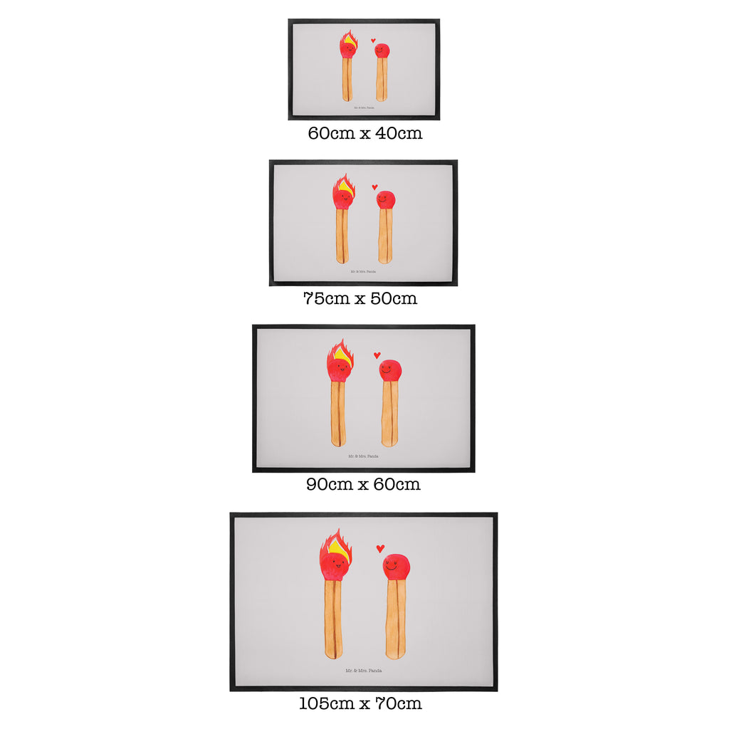 Fußmatte Streichhölzer Streichhölzer Türvorleger, Schmutzmatte, Fußabtreter, Matte, Schmutzfänger, Fußabstreifer, Schmutzfangmatte, Türmatte, Motivfußmatte,  Haustürmatte, Vorleger  Liebe,  Partner, Freund, Freundin, Ehemann, Ehefrau, Heiraten, Verlobung, Heiratsantrag, Liebesgeschenk, Jahrestag, Hocheitstag
