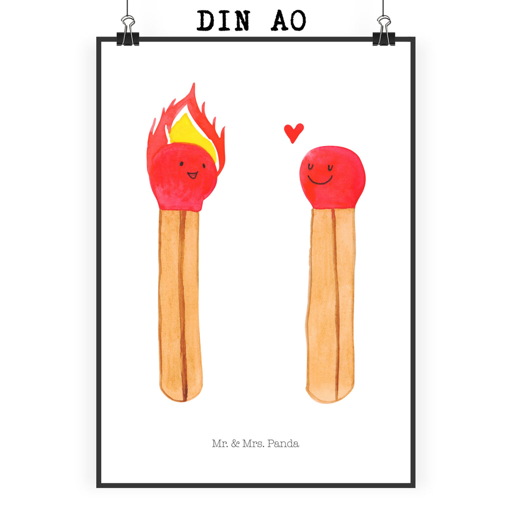 Poster Streichhölzer Poster, Wandposter, Bild, Wanddeko, Küchenposter, Kinderposter, Wanddeko Bild, Raumdekoration, Wanddekoration, Handgemaltes Poster, Mr. & Mrs. Panda Poster, Designposter, Kunstdruck, Posterdruck, Liebe, Partner, Freund, Freundin, Ehemann, Ehefrau, Heiraten, Verlobung, Heiratsantrag, Liebesgeschenk, Jahrestag, Hocheitstag, Streichhölzer