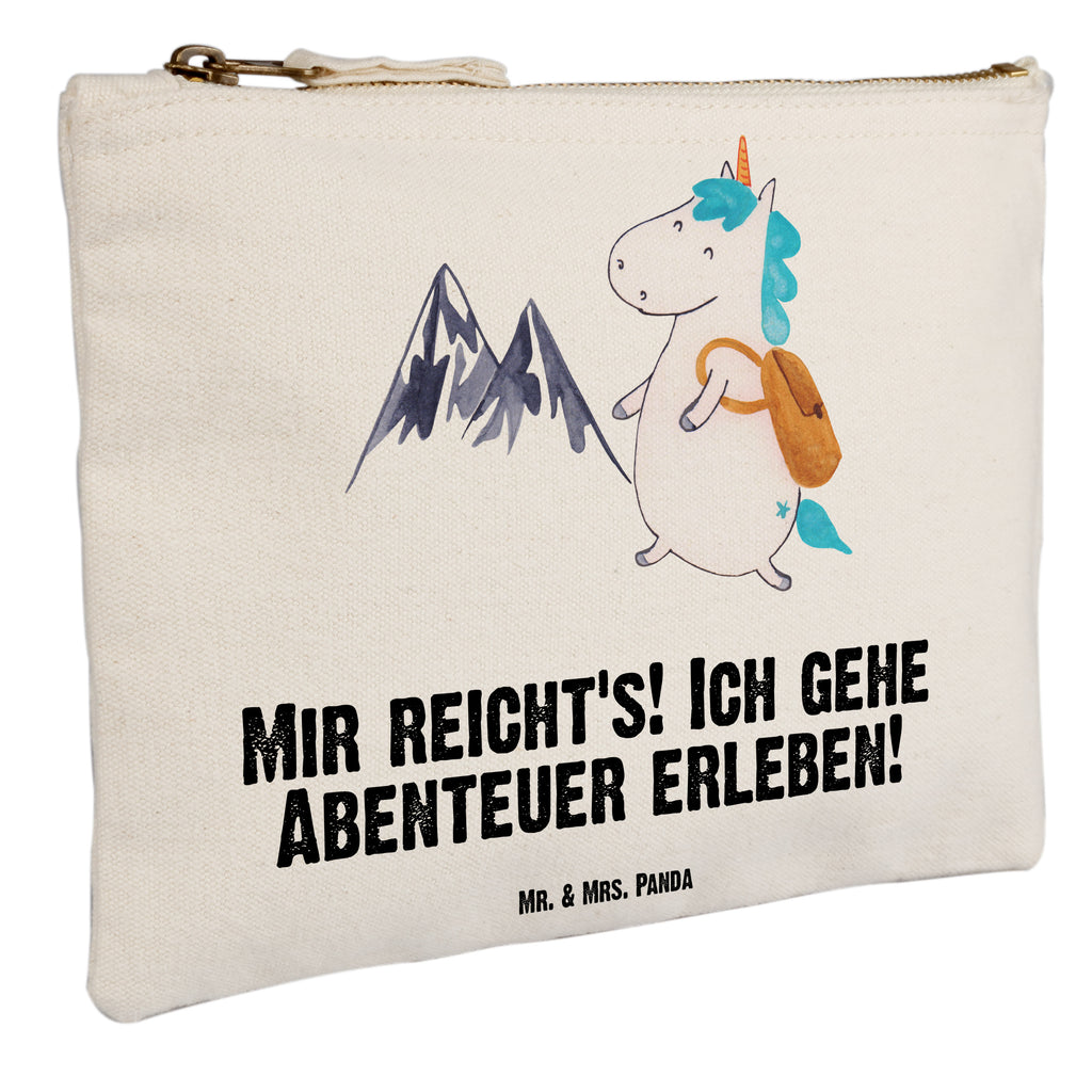 Schminktasche Einhorn Bergsteiger Schminktasche, Kosmetiktasche, Kosmetikbeutel, Stiftemäppchen, Etui, Federmappe, Makeup, XXL, Schminketui, Kosmetiketui, Schlamperetui, Einhorn, Einhörner, Einhorn Deko, Pegasus, Unicorn, Bergsteiger, Abenteuer, Berge, Abenteurer, Weltenbummler, Weltreise, Reisen, Urlaub, Entdecker