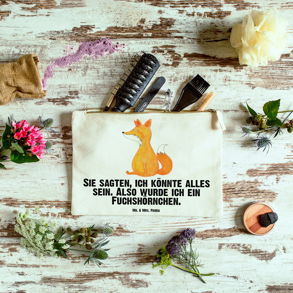 Schminktasche Fuchshörnchen Wunsch Schminktasche, Kosmetiktasche, Kosmetikbeutel, Stiftemäppchen, Etui, Federmappe, Makeup, XXL, Schminketui, Kosmetiketui, Schlamperetui, Einhorn, Einhörner, Einhorn Deko, Pegasus, Unicorn, Fuchs, Unicorns, Fuchshörnchen, Fuchshorn, Foxycorn, Füchse