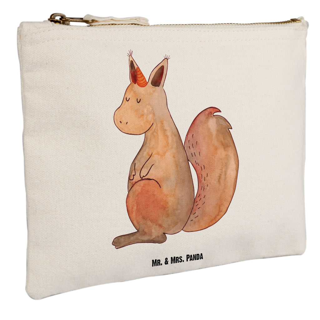Schminktasche Einhörnchen Glaube Schminktasche, Kosmetiktasche, Kosmetikbeutel, Stiftemäppchen, Etui, Federmappe, Makeup, XXL, Schminketui, Kosmetiketui, Schlamperetui, Einhorn, Einhörner, Einhorn Deko, Pegasus, Unicorn, Einhörnchen, Eichhörnchen, Eichhorn