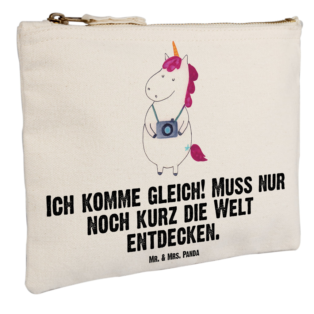Schminktasche Einhorn Fotograf Schminktasche, Kosmetiktasche, Kosmetikbeutel, Stiftemäppchen, Etui, Federmappe, Makeup, XXL, Schminketui, Kosmetiketui, Schlamperetui, Einhorn, Einhörner, Einhorn Deko, Pegasus, Unicorn, Fotograf, Fotografie, Kamera, Reisen, Weltreise, Weltenbummler, Urlaub, Tourist, Kurztrip, Reise, Städtereise