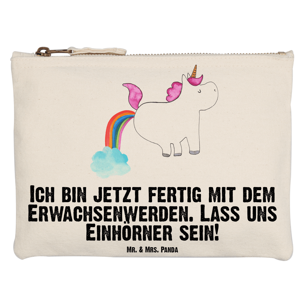 Schminktasche Einhorn Pupsend Schminktasche, Kosmetiktasche, Kosmetikbeutel, Stiftemäppchen, Etui, Federmappe, Makeup, XXL, Schminketui, Kosmetiketui, Schlamperetui, Einhorn, Einhörner, Einhorn Deko, Pegasus, Unicorn, Pups, Regenbogen, Glitzer, Einhornpower, Erwachsenwerden, Spaß, lustig, Freundin